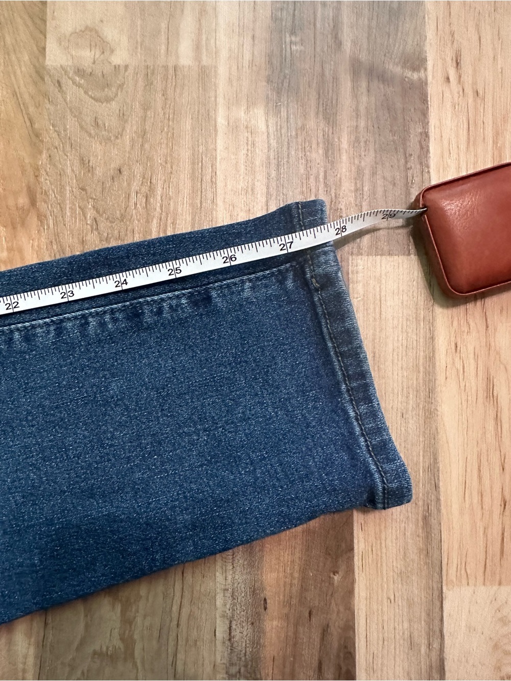 Maternity Stretch Panel, Denim Skinny Jeans - Blue Denim - Picture 4 of 8